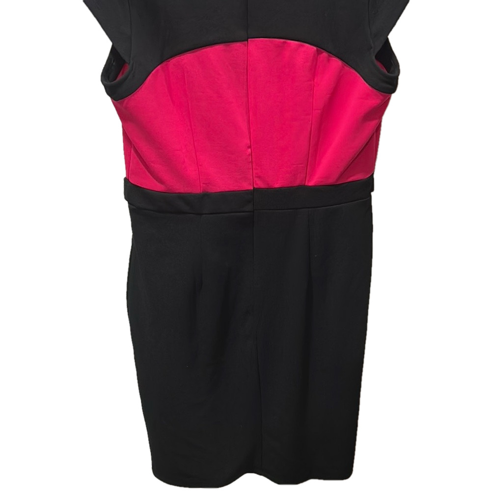 NY collection Elegant Pink and Black Dress size 8 GUC… - Picture 8 of 12